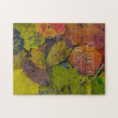 雨カラフル葉後 ジグソーパズル (横)