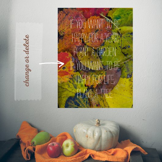 雨カラフル葉後 ポスター