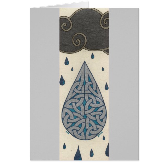 雨カード (正面)