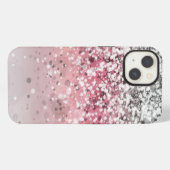 雨グリッター iPhoneケース (裏面横)