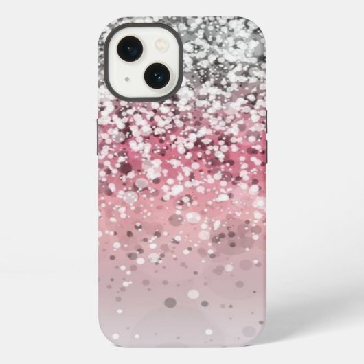 雨グリッター iPhoneケース (裏面)
