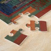 雨パズルの橋 ジグソーパズル (側面)