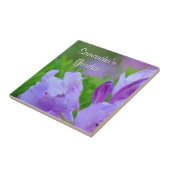 雨パーソナライズな庭の後のシャクナゲ タイル (側面)