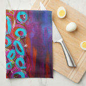 "雨パーティーI"タオル キッチンタオル (四つ折り)