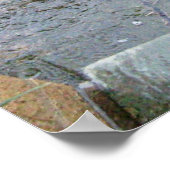 雨プリント ポスター (角)