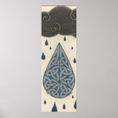 雨プリント ポスター (正面)