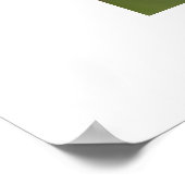 雨一滴の美しい花ポスター ポスター (角)