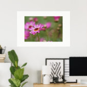 雨一滴の美しい花ポスター ポスター (ホームオフィス)