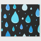 雨低下 ラッピングペーパー (フラット)