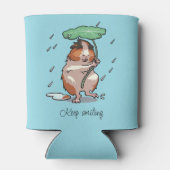 雨保を楽しむハッピーギニア豚 缶クーラー (裏面)