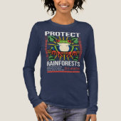 雨保護林環境認識度 トライブレンドＴシャツ (正面)