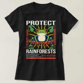 雨保護林環境認識度 Tシャツ