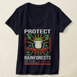 雨保護林環境認識度 Tシャツ