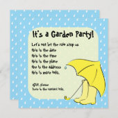 雨傘 招待状 (正面/裏面)