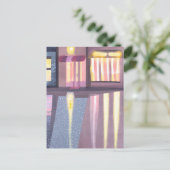 雨反射 | ロフィコンテンポラリーーの水彩 ポストカード (スタンド正面)