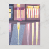 雨反射 | ロフィコンテンポラリーーの水彩 ポストカード (正面)