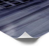 雨壁アートポスターの傘のシルエット ポスター (コーナー)