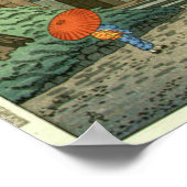 雨天延暦寺新半賀プリント ポスター (角)