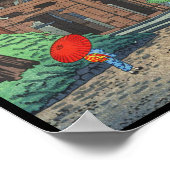 雨天延暦寺浅野建治新判賀 ポスター (角)