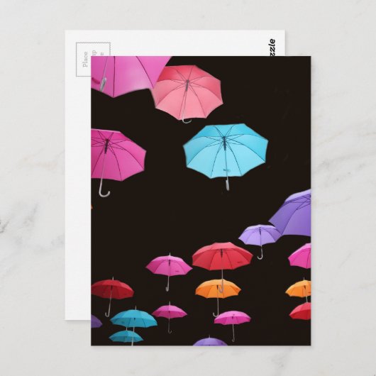 雨天日傘 ポストカード (正面/裏面)