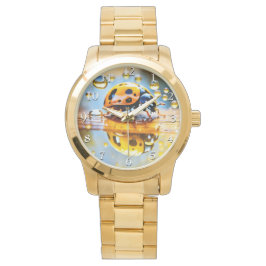 雨天時のラディバグ 腕時計