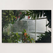 雨天時の温室内の植物 ジグソーパズル (横)