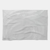 雨天灰色の渦巻き キッチンタオル (横)