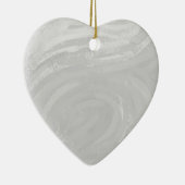 雨天灰色の渦巻き セラミックオーナメント (右)