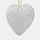 雨天灰色の渦巻き セラミックオーナメント (左)