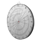 雨天灰色の渦巻き ダーツボード (正面右)