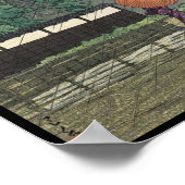 雨天熊本城鵜戸塔川瀬蓮井 ポスター (角)