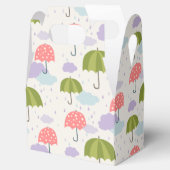 雨天秋の傘の模様 フェイバーボックス (オープン)