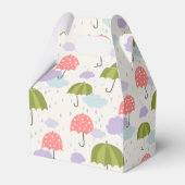 雨天秋の傘の模様 フェイバーボックス (正面サイド)