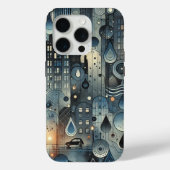 雨天都市のiPhoneケース感じ Case-Mate iPhoneケース (裏面)