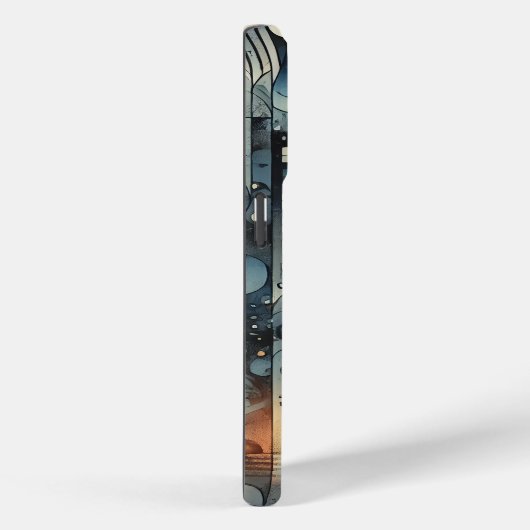 雨天都市のiPhoneケース感じ Case-Mate iPhoneケース (裏面 / 右)