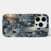 雨天都市のiPhoneケース感じ Case-Mate iPhoneケース (裏面 (横))