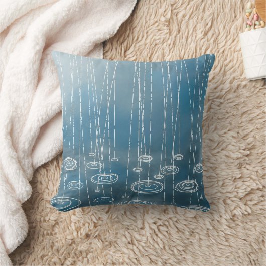 雨天青 クッション (ブランケット)