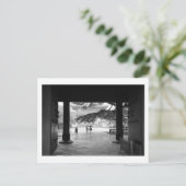 雨季:東京都増上寺 ポストカード (スタンド正面)