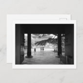 雨季:東京都増上寺 ポストカード (正面/裏面)