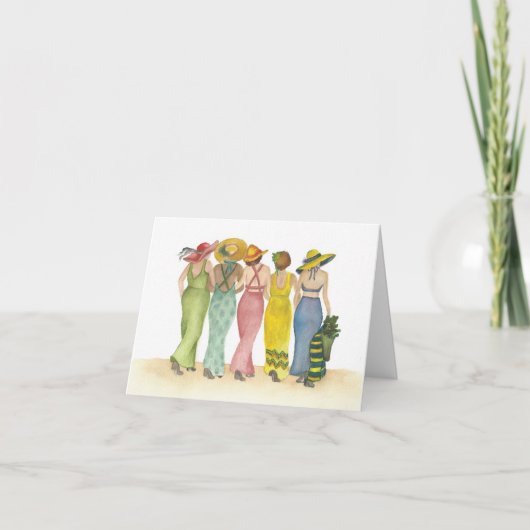 雨学の中で踊る カード (正面)