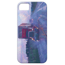 雨嵐の箱の大きい装備の赤いトラック