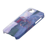 雨嵐の箱の大きい装備の赤いトラック Case-Mate iPhoneケース (下部)