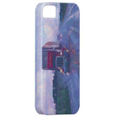 雨嵐の箱の大きい装備の赤いトラック Case-Mate iPhoneケース (裏面/右)