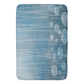 雨嵐の青 バスマット (正面縦)