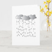 雨嵐 カード (黄色い花)