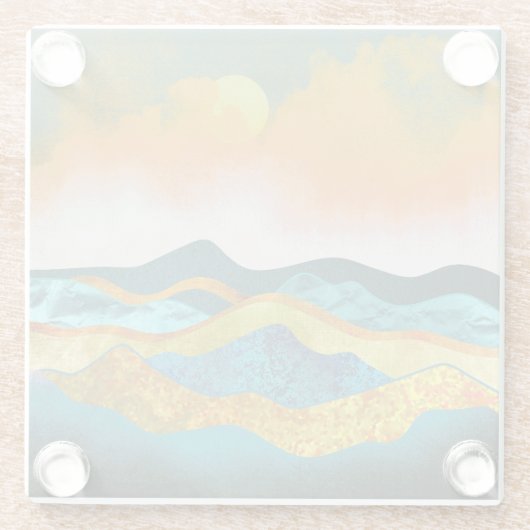 雨嵐 ガラスコースター (裏面)