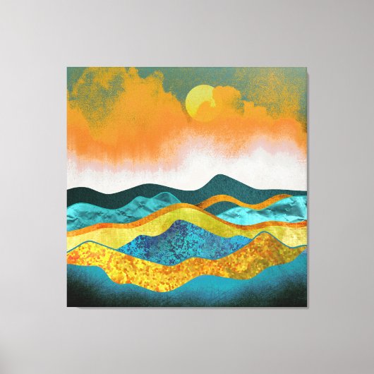 雨嵐 キャンバスプリント (正面)