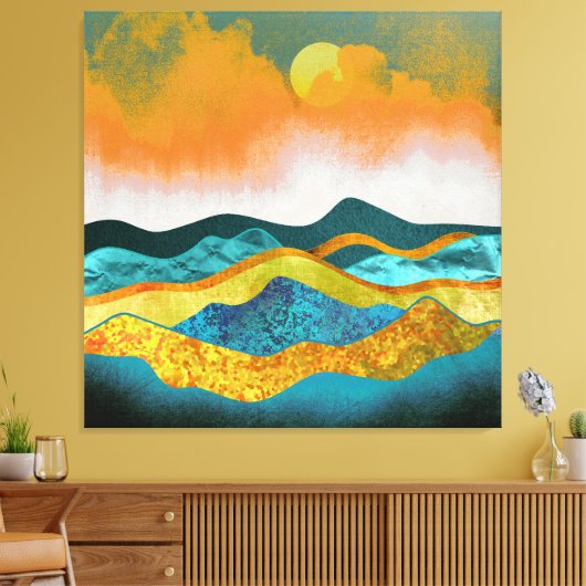 雨嵐 キャンバスプリント (インサイチュ (リビング))