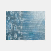 雨嵐 フリースブランケット (正面(横))