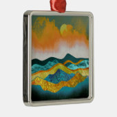 雨嵐 メタルオーナメント (右)